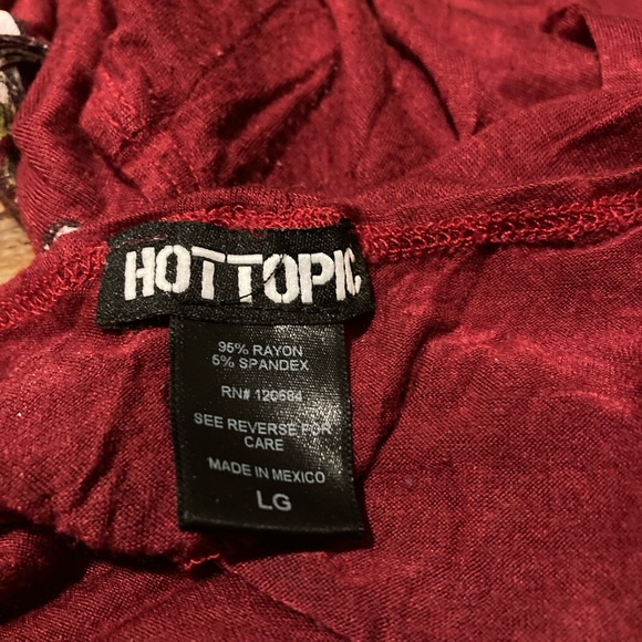 Hot Topic burgundy tank top - Picture 5 of 8